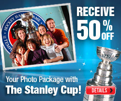 Receive 50% off your Photo Package with The Stanley Cup!