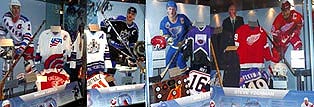 2009 Hockey Hall of Fame Inductees Brett Hull, <br>Lou Lamoriello, Brian Leetch, Luc Robitaille, <br>and Steve Yzerman are five of the many<br> Honoured Members spotlighted within the <br>NHL Legends Exhibit.