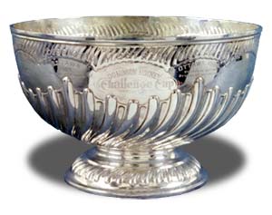 The original Stanley Cup started life as a punchbowl