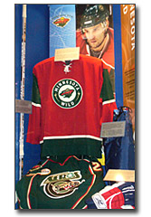 Minnesota Wild display