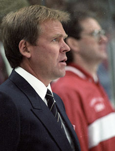 Edmonton Oilers coach and general manager Glenn Sather was given the same responsibility for Team Canada in 1984.
