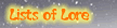 Click here for Lists of Lore of the 60's