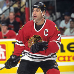 Chelios would star for the Chicago Blackhawks for nine seasons.