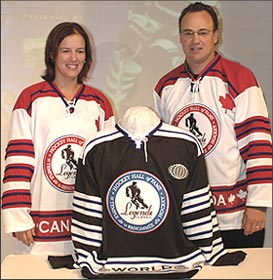 Cassie Campbell Signed 2002 Olympic Team Canada Hockey Jersey