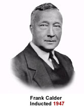 Frank Calder, Inducted 1947