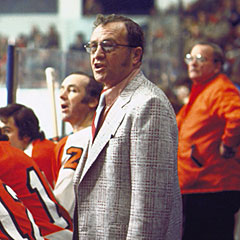 Shero was the inaugural winner of the Jack Adams Award as the NHL's top coach in 1974.