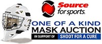 Source For Sports One Of A Kind Goalie Mask Auction