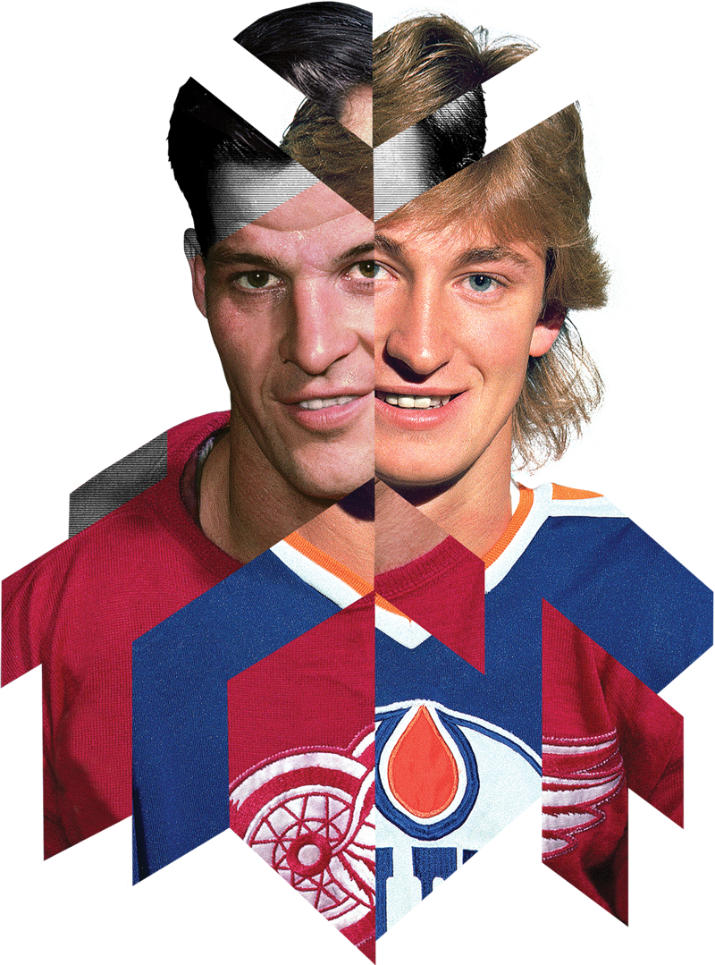 Gordie Howe & Wayne Gretzky