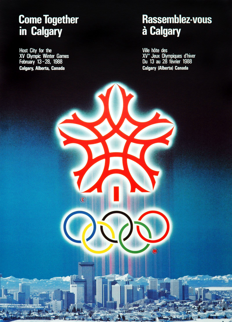 1988 Calgary Olympics poster