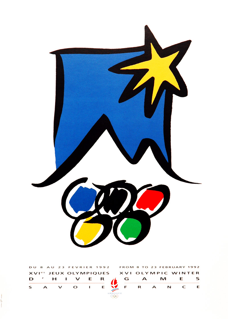 1992 Albertville Olympics poster