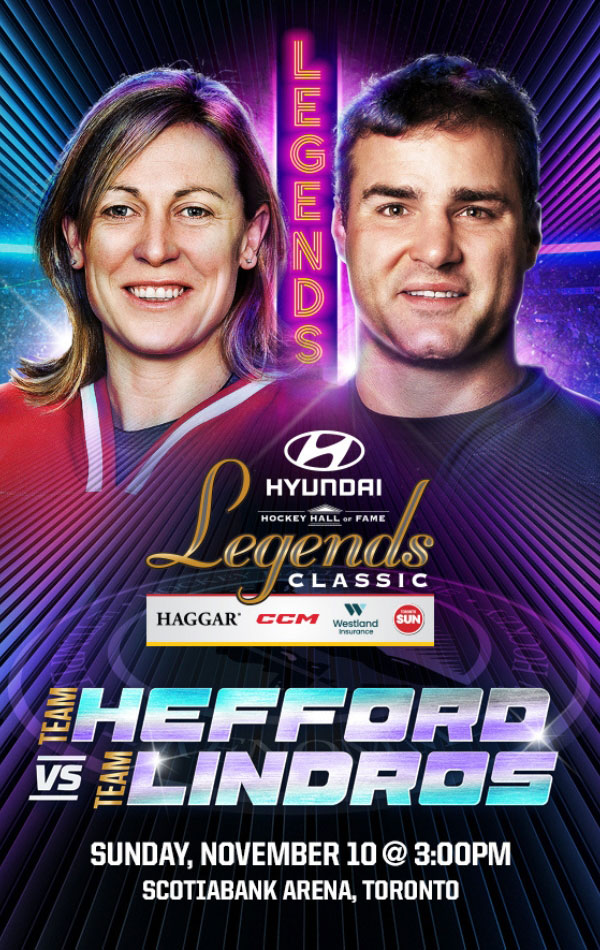 Hyundai Hockey Hall of Fame Legends Classic - Sunday, November 10, 2024